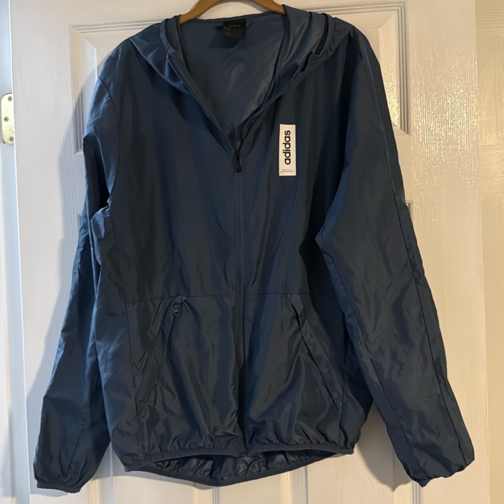 🔥 ADIDAS | Nylon 1/4 zip hoodie | size Small